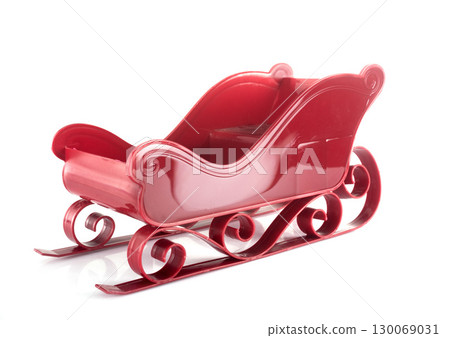 red sled toy red sled toy 130069031