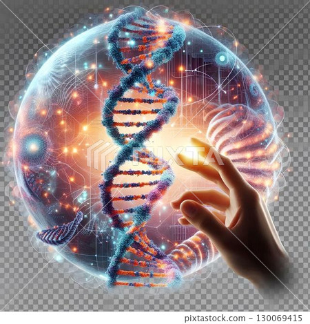 representation of the dna double helix 130069415