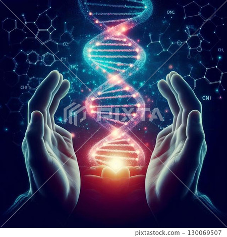 representation of the dna double helix 130069507