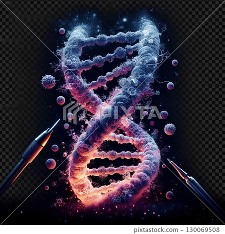 representation of the dna double helix 130069508