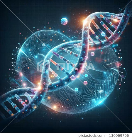 representation of the dna double helix 130069706