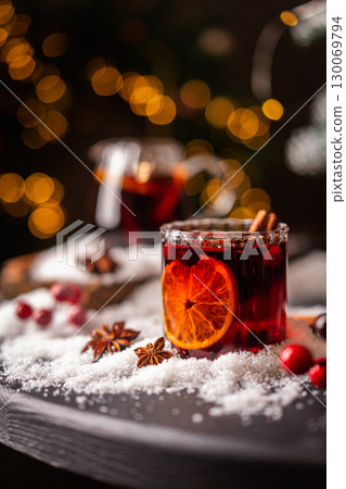 glass of Mulled wine 130069794