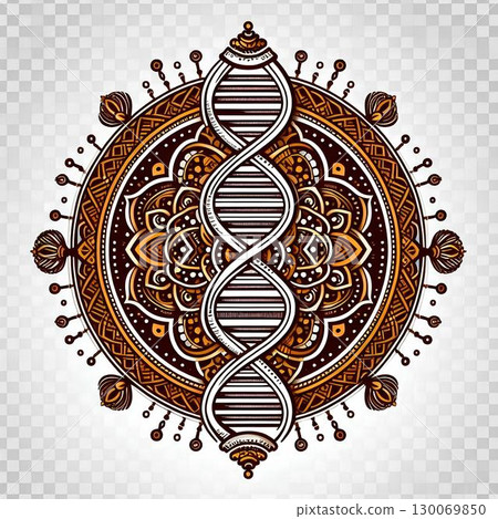 representation of the dna double helix 130069850