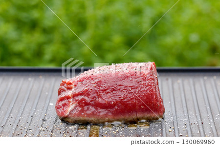 cook preparing fresh raw beef fillet mignon steak cook preparing fresh raw beef fillet mignon steak 130069960