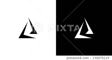 Modern and strong letter A initials logo design Modern and strong letter A initials logo design 130070124