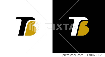 Unique and modern TB logo design 130070135