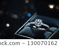 golden ring with diamond 130070162