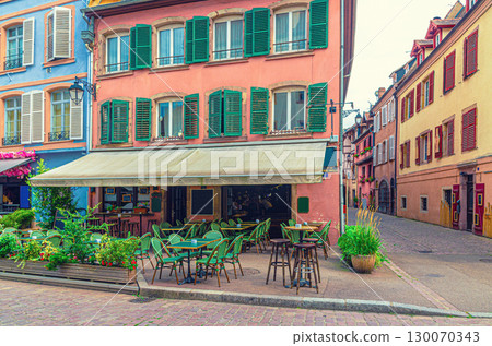 Colmar city historic centre, Alsace region, France 130070343