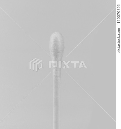 Close up of a cotton swab. close up macro 130070893