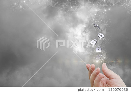 Unlocking possibilities through digital connections and innovation. 130070986