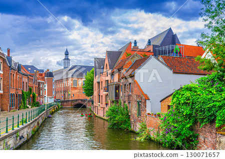 Historic city center of Ghent town 130071657