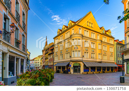 Mulhouse city historic centre, Alsace Grand Est region, France 130071758