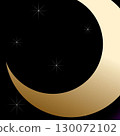 golden moon illustration 130072102