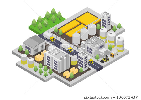 Isometric silos 130072437
