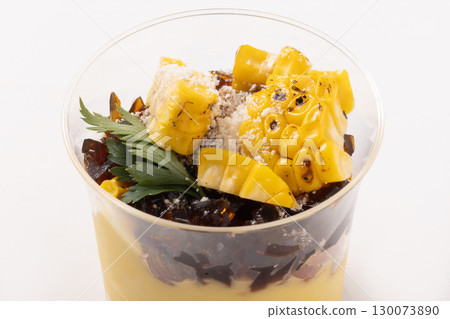 Verrine of corn puree Verrine of corn puree 130073890