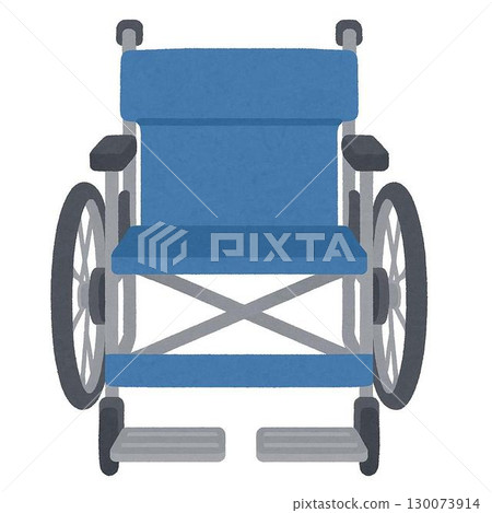 Front view of a wheelchair 130073914
