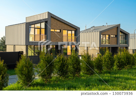 A modern townhouse with a private garden, 130073936