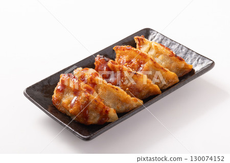Fried dumplings with yangnyeom sauce Fried dumplings with yangnyeom sauce 130074152