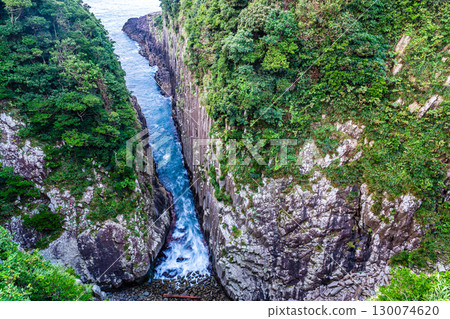 Morning view of Umagase [Hyuga City, Miyazaki Prefecture] 130074620