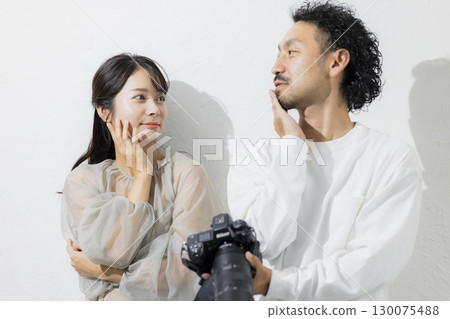 模特和攝影師 130075488