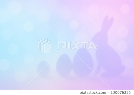柔和的復活節背景-帶有兔子和雞蛋輪廓的春季設計 柔和的復活節背景-帶有兔子和雞蛋輪廓的春季設計 130076235