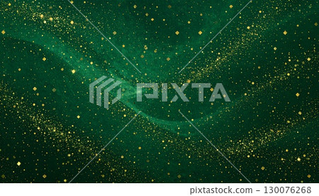 Dark green and gold glitter background, high-quality wedding decoration material 130076268