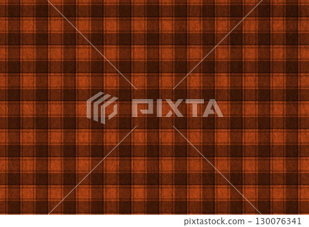 毛氈材質格紋橘色 130076341