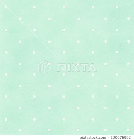Mint green small dot pattern background illustration 130076902