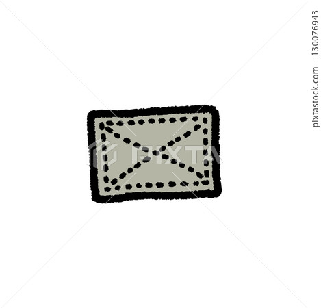 Cleaning rag illustration hand-drawn simple material 130076943