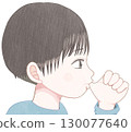 Boy sucking his thumb Boy sucking his thumb 130077640