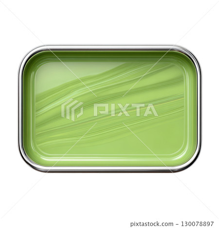 Green Serving Tray with Smooth Design and Subtle Swirl Pattern Ideal for Culinary Presentation and Food Serving 130078897