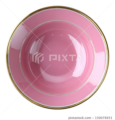 Elegant Pink Plate with Gold Trim for Stylish Dining and Home Decor, Perfect for Special Occasions Elegant Pink Plate with Gold Trim for Stylish Dining and Home Decor, Perfect for Special Occasions 130078931