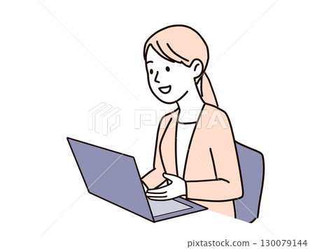 Business people working remotely Business people working remotely 130079144