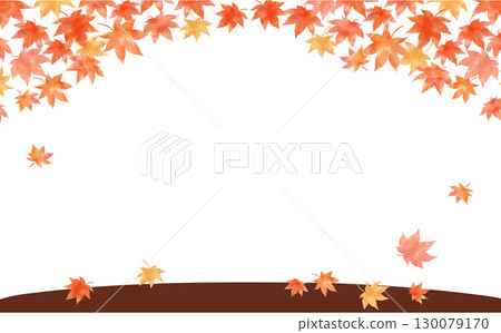 秋葉矢量圖框架 秋葉矢量圖框架 130079170