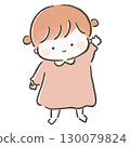 嬰兒揮手的插圖 130079824