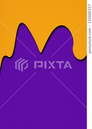 Spooky Drip Halloween Backdrop in Orange and Purple 130080357
