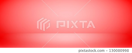 Red studio scene wallpaper. Gradient limbo podium background. Bright shelf or wall backdrop for mockup, presentation, template, product showcase. Abstract cherry room stage display. Vector Red studio scene wallpaper. Gradient limbo podium background. Bright shelf or wall backdrop for mockup, presentation, template, product showcase. Abstract cherry room stage display. Vector 130080998