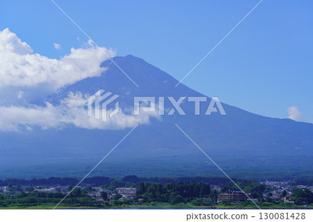 [山梨縣]河口湖與富士山 - 夏季的富士山（8月） 130081428