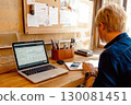 Modern workspace focused on analytics and SEO strategies to enhance productivity 130081451