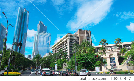 The dynamic Philippines - Manila Makati city center (Ayala Center) Urban landscape (June 2025) 130081467