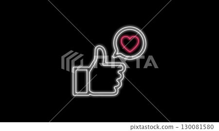 Neon sign light like 130081580