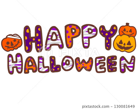 Colorful Halloween decorations Colorful Halloween decorations 130081649