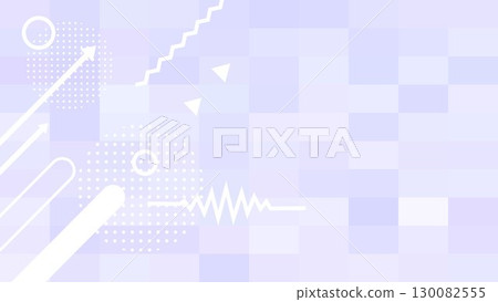 商業背景，數位幾何漸變，藍紫色，形狀，橫幅，向量圖 130082555