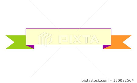 秋季彩色絲帶膠帶膠帶素材萬聖節橙綠紫色向量png 130082564