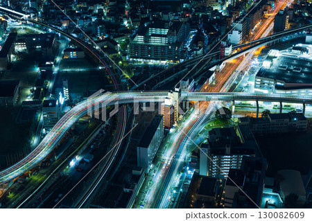 大阪夜景:阿倍野Harukas,從Harukas 300眺望 大阪夜景:阿倍野Harukas,從Harukas 300眺望 130082609