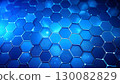 藍色背景，幾何，蜂窩，六角形壁紙，背景插圖 130082829