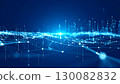 藍色點線背景素材漸層壁紙插畫 130082832