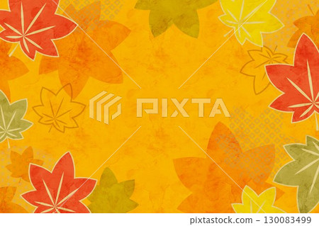 秋葉的日式背景影像，日本圖案背景 130083499