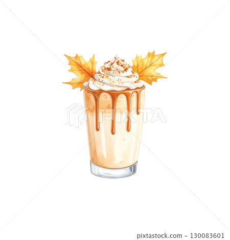 Cold glass of milk, creamy cola or sweet chocolate milkshake isolated on white background. Cold glass of milk, creamy cola or sweet chocolate milkshake isolated on white background. 130083601