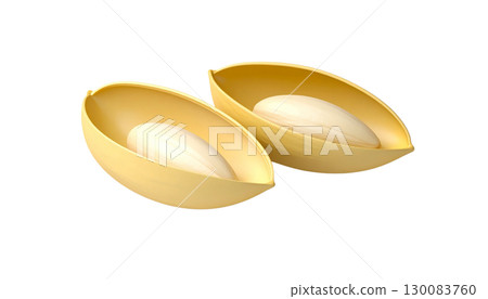 Golden petals on white background Golden petals on white background 130083760